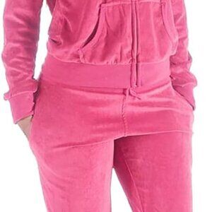 Lightweight Women's Velour Tracksuit for Casual Wear - Machine Wash Friendly